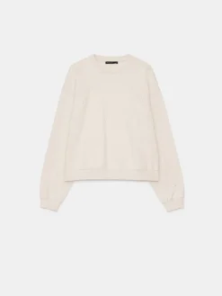 MOHITO Bawełniana beżowa bluza beu017cowy New