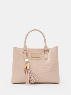MOHITO Beżowa torebka city bag beu017cowy Discount