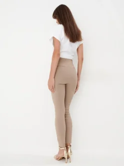 MOHITO Beżowe spodnie skinny beu017cowy Hot
