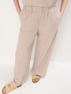 MOHITO Beżowe spodnie wide leg beu017cowy Online