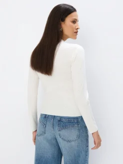 MOHITO Biały sweter z wiskozą biau0142y Discount