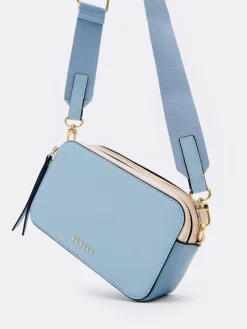 MOHITO Błękitna torebka crossbody bu0142u0119kitny Discount