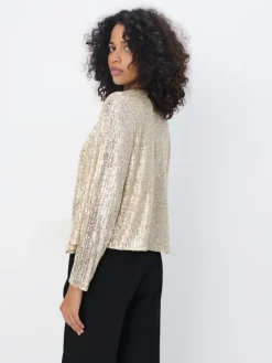 MOHITO Cekinowa marynarka zu0142oty Fashion