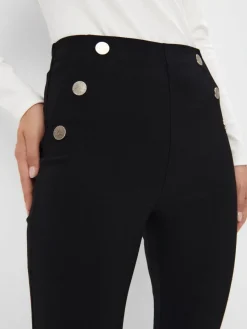 MOHITO Czarne spodnie skinny czarny Fashion
