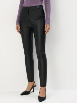 MOHITO Czarne spodnie skinny czarny Clearance