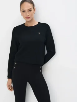 MOHITO sweter z wiskozą czarny Hot