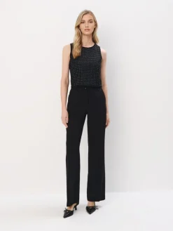 MOHITO top na szerokich ramiączkach czarny Outlet