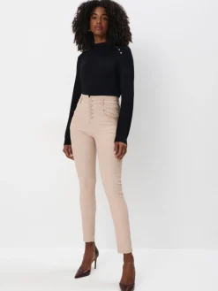 MOHITO Dopasowany sweter czarny New