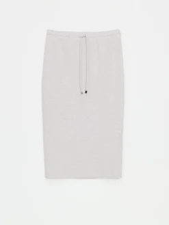 MOHITO Dzianinowa spódnica midi szary Outlet