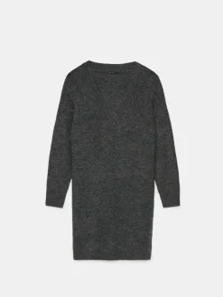 MOHITO Dzianinowa szara sukienka mini szary Sale