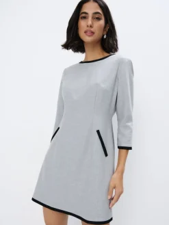 MOHITO Elegancka szara sukienka mini szary Fashion