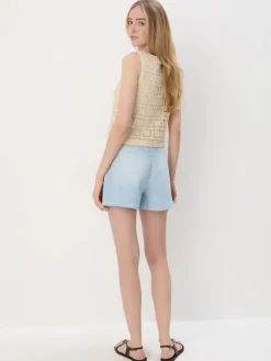 MOHITO Jeansowe szorty niebieski Outlet