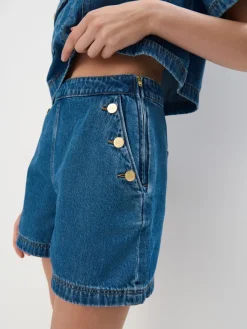 MOHITO Jeansowe szorty niebieski Outlet