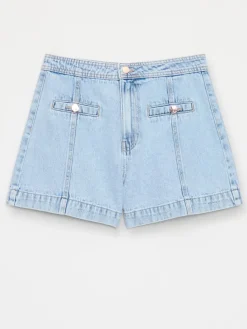 MOHITO Jeansowe szorty niebieski Online