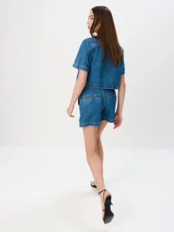 MOHITO Jeansowe szorty niebieski Outlet
