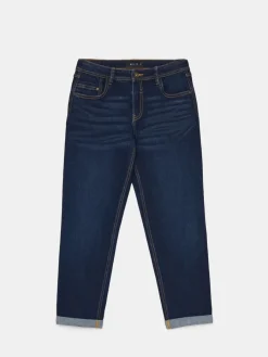 MOHITO Jeansy boyfriend granatowy Fashion