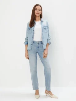 MOHITO Jeansy boyfriend niebieski Fashion