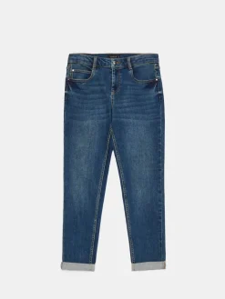 MOHITO Jeansy boyfriend granatowy Discount