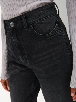 MOHITO Jeansy mom fit czarny Fashion