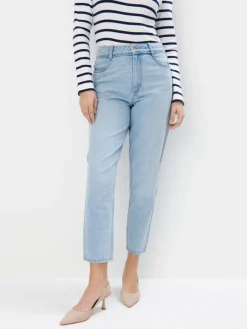 MOHITO Jeansy mom fit niebieski Fashion