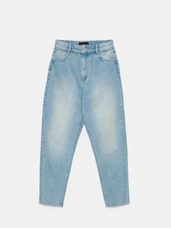 MOHITO Jeansy mom fit niebieski Hot