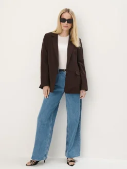 MOHITO Jeansy wide leg niebieski Hot