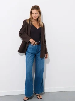 MOHITO Jeansy wide leg niebieski Sale