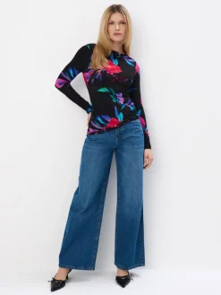 MOHITO Jeansy wide leg niebieski Sale