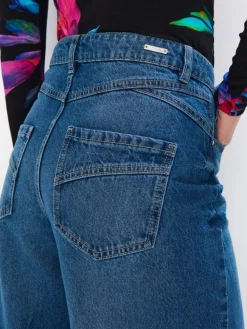 MOHITO Jeansy wide leg niebieski Sale