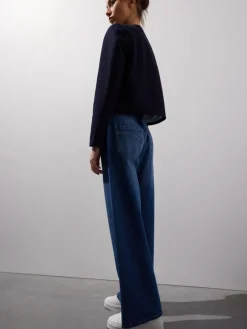MOHITO Jeansy wide leg niebieski Sale