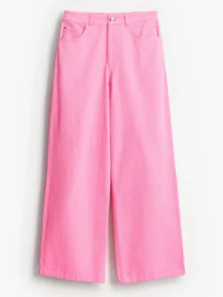 MOHITO Jeansy wide leg ru00f3u017cowy Fashion