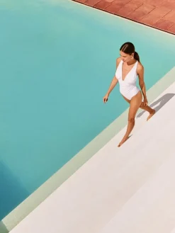 MOHITO Jednoczęściowy strój kąpielowy biau0142y Clearance