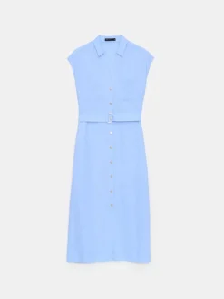 MOHITO Koszulowa sukienka midi bu0142u0119kitny Online