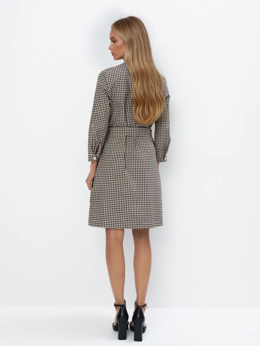 MOHITO Koszulowa sukienka mini beu017cowy Fashion