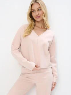 MOHITO Kremowa bluza beu017cowy Outlet