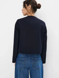 MOHITO Krótka kurtka wiosenna granatowy Fashion