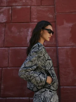 MOHITO Kurtka oversize wielobarwny New