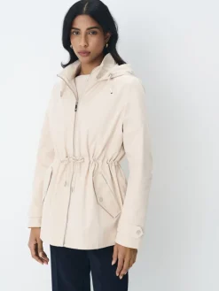 MOHITO Kurtka parka z kapturem beu017cowy Fashion