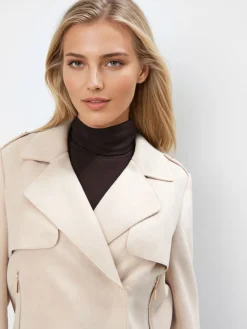 MOHITO Kurtka ramoneska beu017cowy Fashion