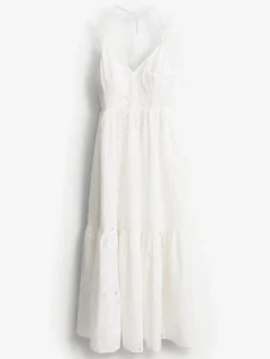 MOHITO Letnia sukienka maxi biau0142y Outlet