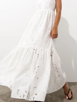 MOHITO Letnia sukienka maxi biau0142y Outlet