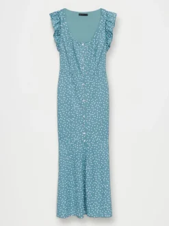 MOHITO Letnia sukienka midi miu0119towy Online