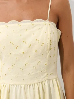 MOHITO Letnia żółta sukienka mini u017cu00f3u0142ty Online