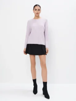 MOHITO Liliowy sweter o luźnym kroju lawendowy Online