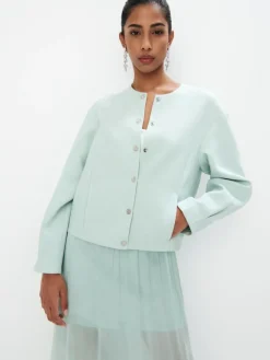 MOHITO Marynarka z ozdobnymi guzikami miu0119towy Fashion