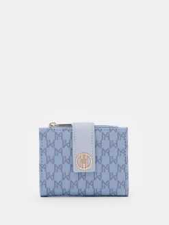 MOHITO Mały portfel w monogram bu0142u0119kitny Best