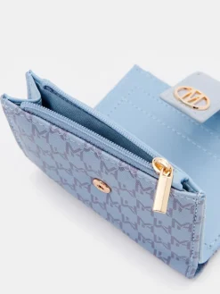 MOHITO Mały portfel w monogram bu0142u0119kitny Best