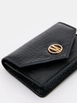 MOHITO Mały portfel z logo czarny Fashion
