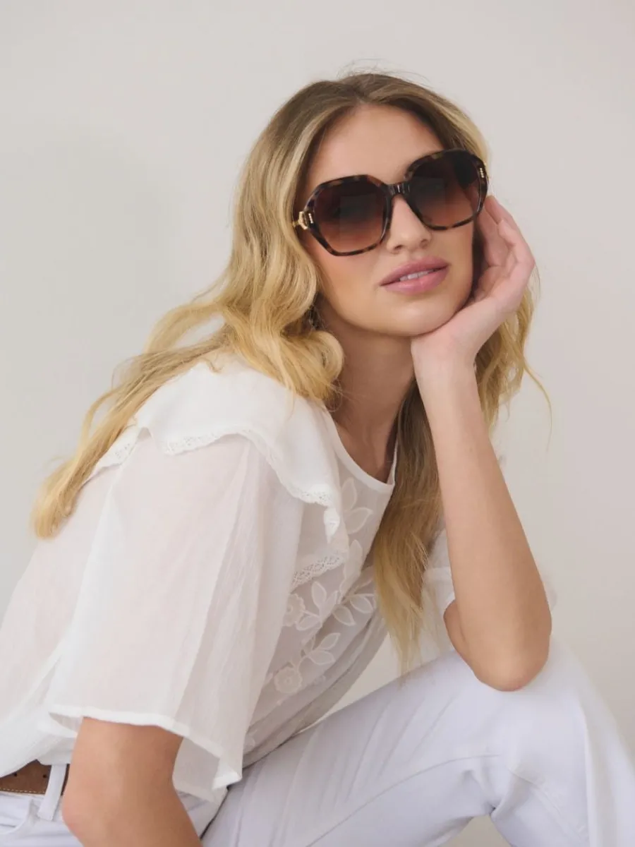 MOHITO Okrągłe okulary przeciwsłoneczne bru0105zowy Fashion
