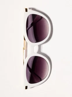 MOHITO Okulary przeciwsłoneczne biau0142y Discount
